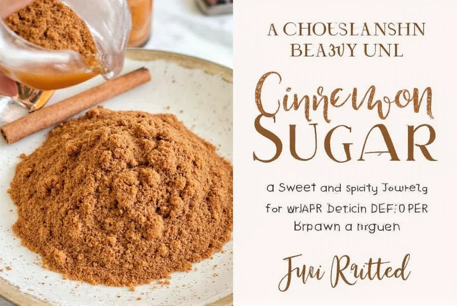 Cinnamon sugar packaging