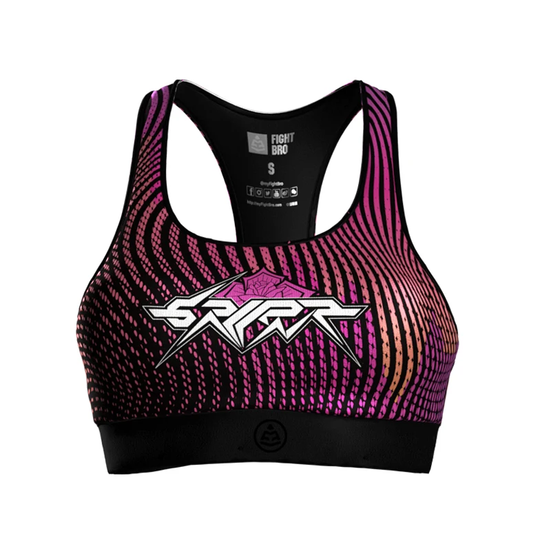Polymer Blend Racerback Fashion Hot Sexy Xxxx Sports Bra for Women Open Back Fitness Yoga Wear