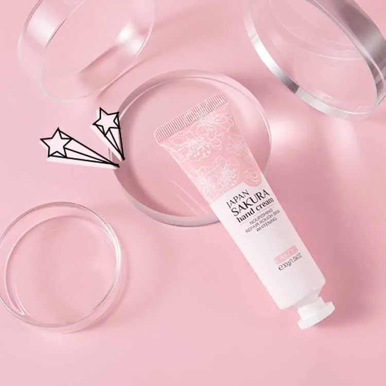 

High Quality cream use for hang skin care moisturizing Cherry blossom hand cream
