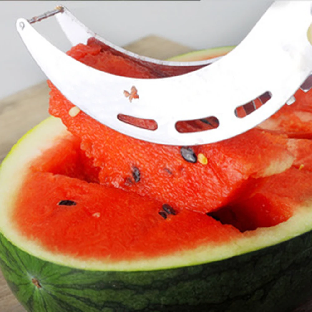 

New Fruit Vegetable Tools Watermelon Slicer Cutter Knife Corer Stainless SteelKitchen Gadgets