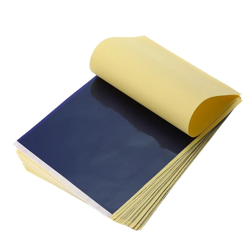 

25Pcs/Lot 4 Layer Carbon Thermal Stencil Tattoo Transfer Paper Copy Paper Professional Tattoo Supply Accessories