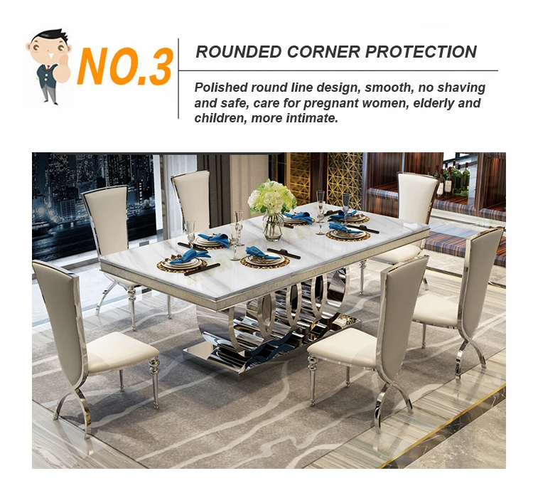 Chinese Furniture Dining Table Set Modern Marble Dining Tables And ...