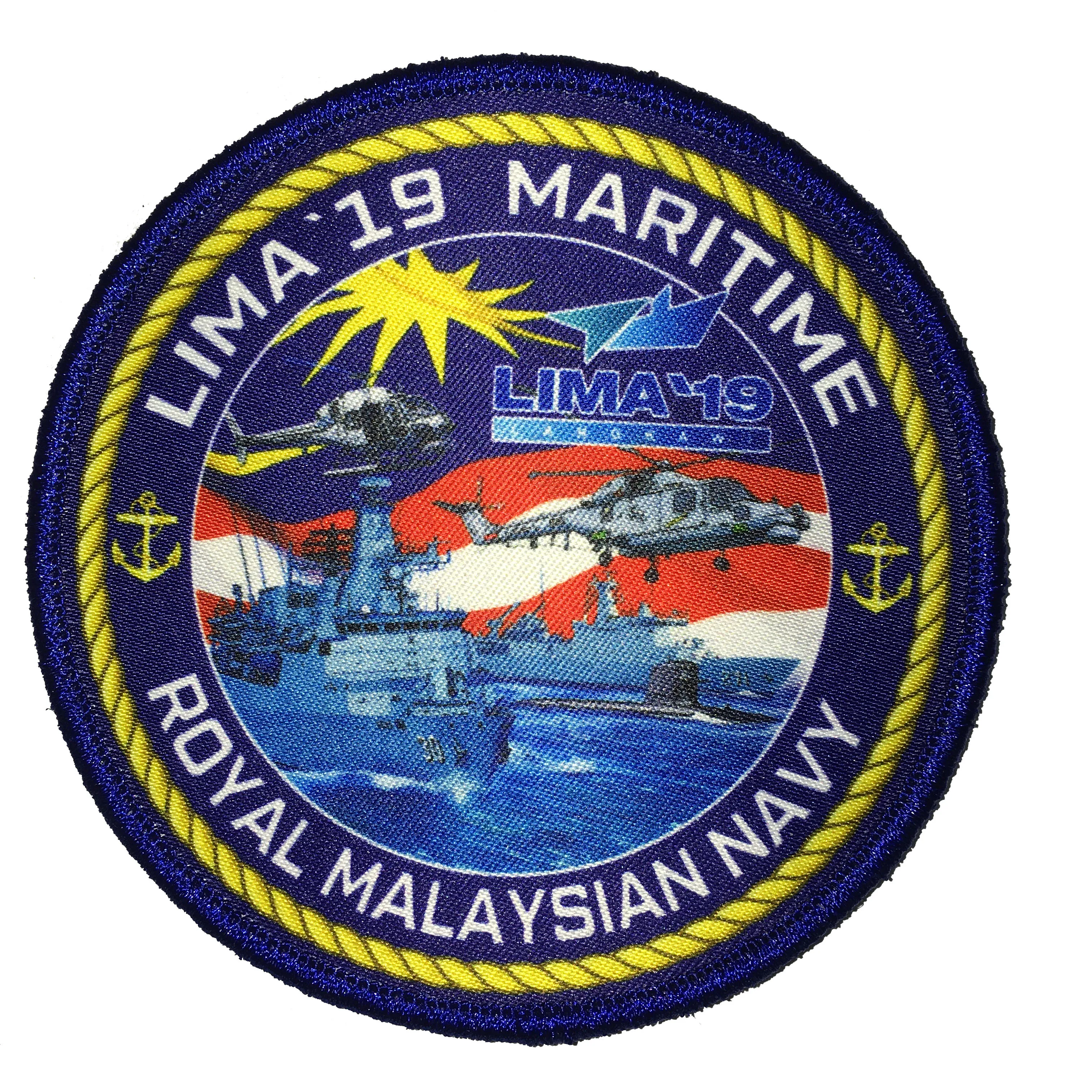 

Wholesale Custom Sublimation Patch Logo with Hook and Loop For Clothing, Customized