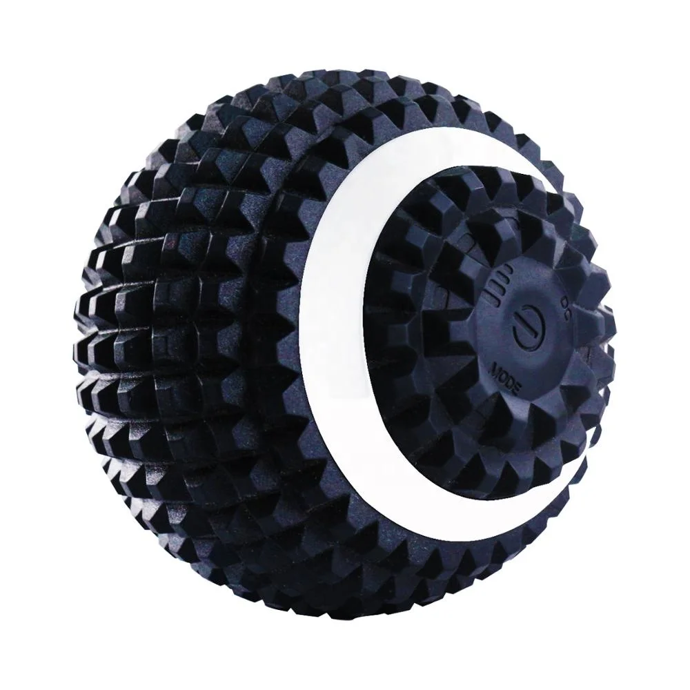 

Vibrating Massage Ball Electric Massage Gym Ball Relieve Point Fascia Ball Local Muscle Relaxation, Black blue pink purple