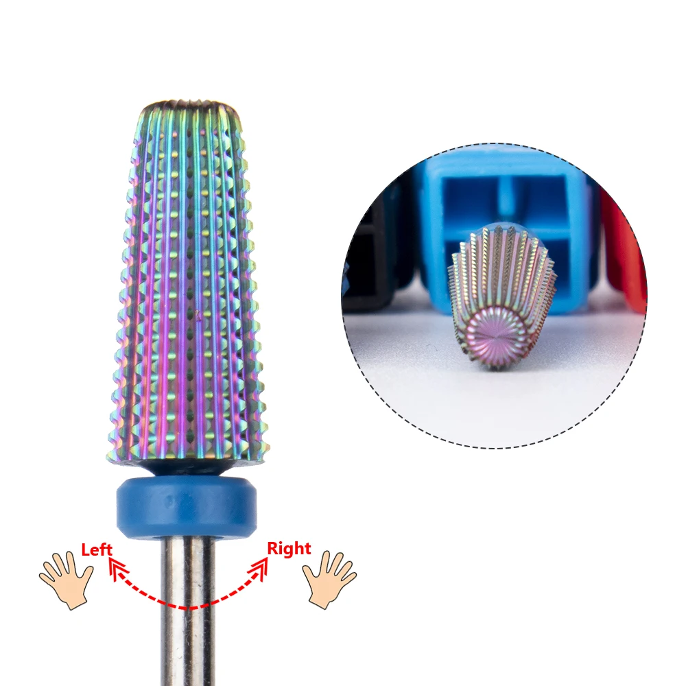

Wholesale Cheap Price Nail Drill Bits Milling Cutter Remove Gel Carbide Tapered Barrel Bit, Gold;blue;silver;black;rose gold;purple;rainbow