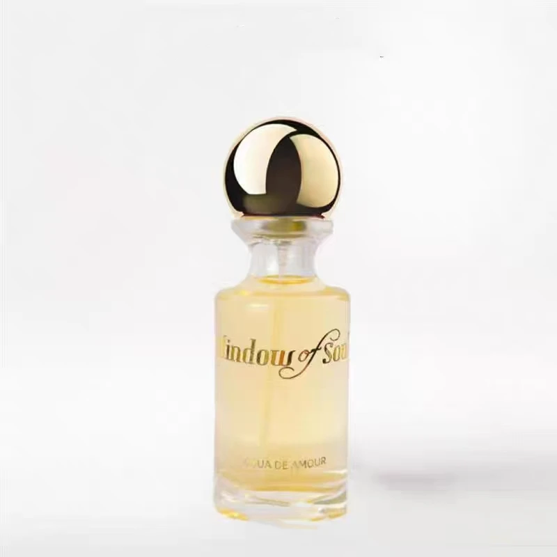 

2023 Hot 30ML Elegant Women Style 5Color Stock Round Cap Glass Perfume Bottle