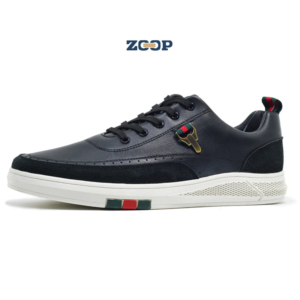 

2021 skateboard shoes comfortable leather sports skate shoes cool summer casual shoes, Black