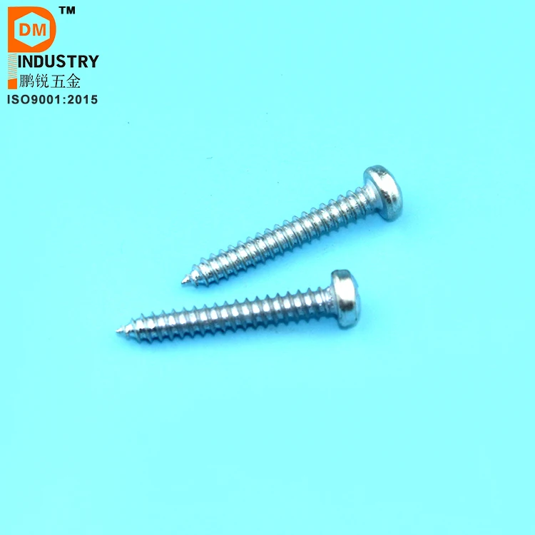 
DIN 7981 cross recessed pan head sef-tapping screws 