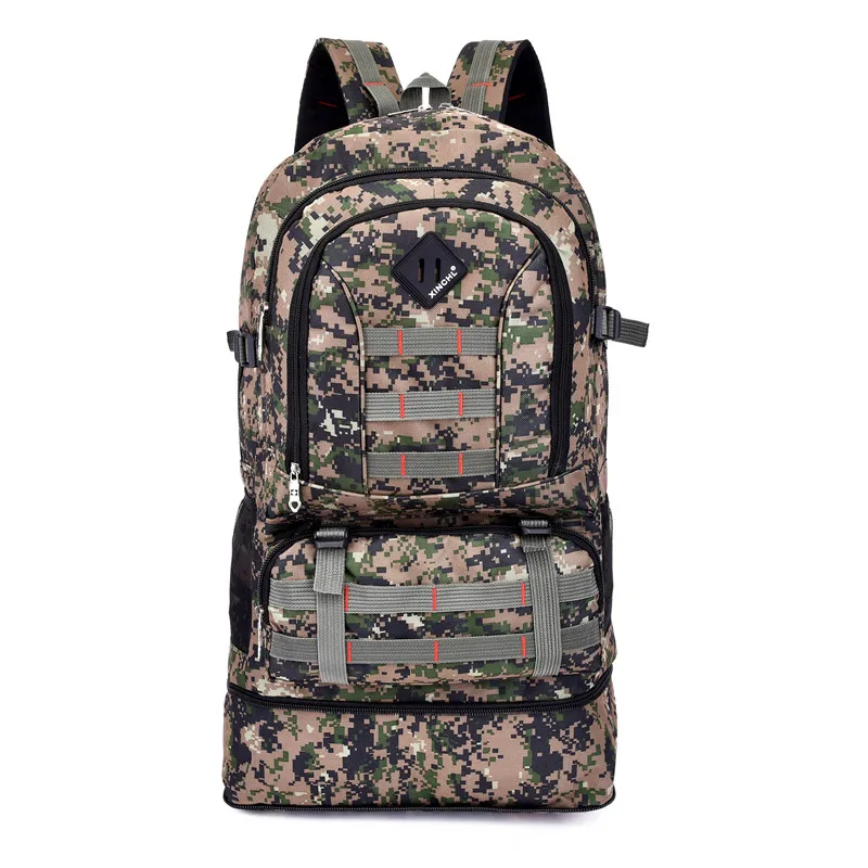 

Custom Outdoor casual brand multi-functional back pack mens rucksack Hiking backpack