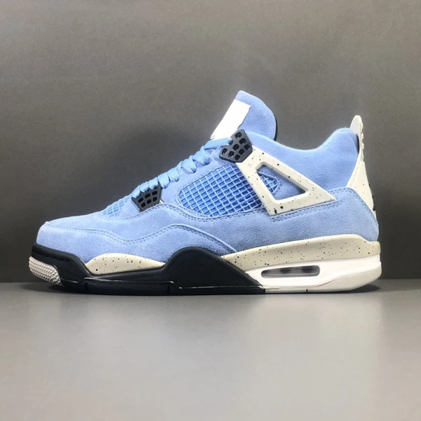 

New Hot sale AJ 4 Retro University Blue basketball sneakers for men and women fashion casual sports shoes