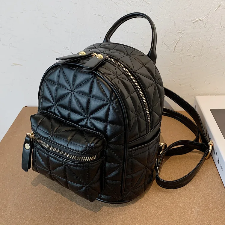 

New Trendy Campus Ladies leisure travel bag fashion trend backpack wholesale leather backpacks