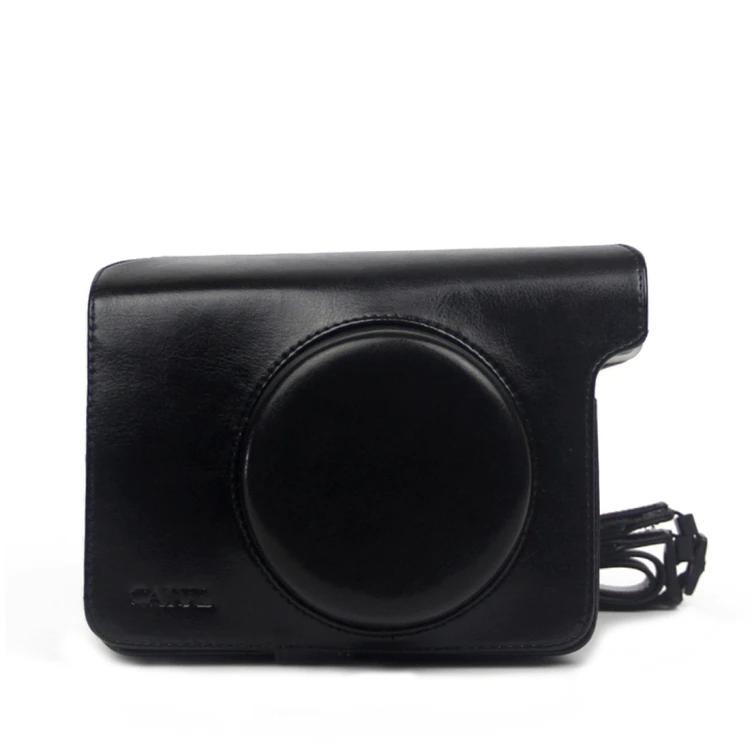 

High Quality Vintage Durable Full Body Camera PU Leather Case Bag Camera Bags with Strap for Polaroid W300 Camera