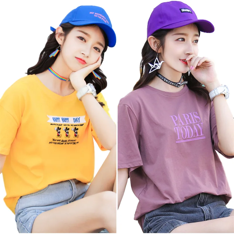 

Top sale good quality custom printing fashion style women t-shirt