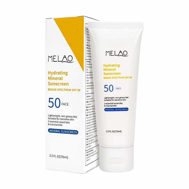 

OEM ODM Moisturizing Whitening Organic Sunscreen Cream Long Lasting Anti UV Foundation Waterproof Sunscreen spf 50