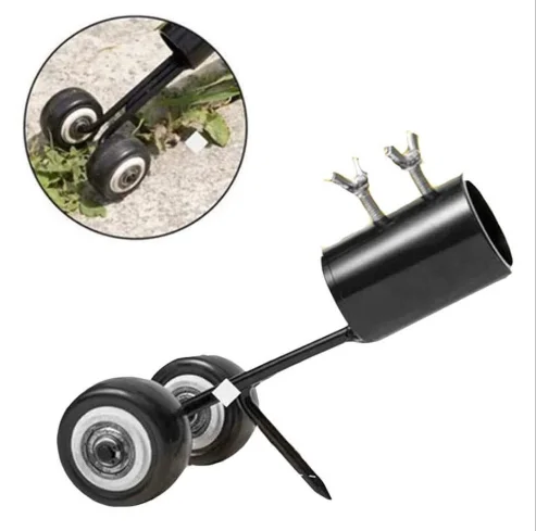 

Weed Snatcher Rolling Tool Easily Removes Weeds From Cracks, Black