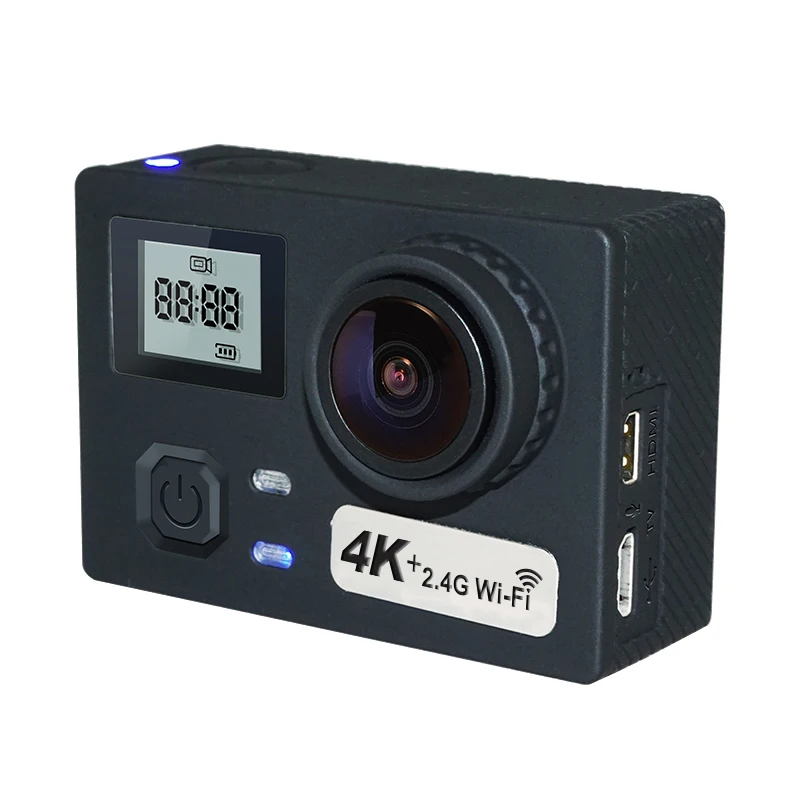 

Hot Selling 360 degree Waterproof Sport Camera 4K Wifi Stabilizer Camera Action 4k