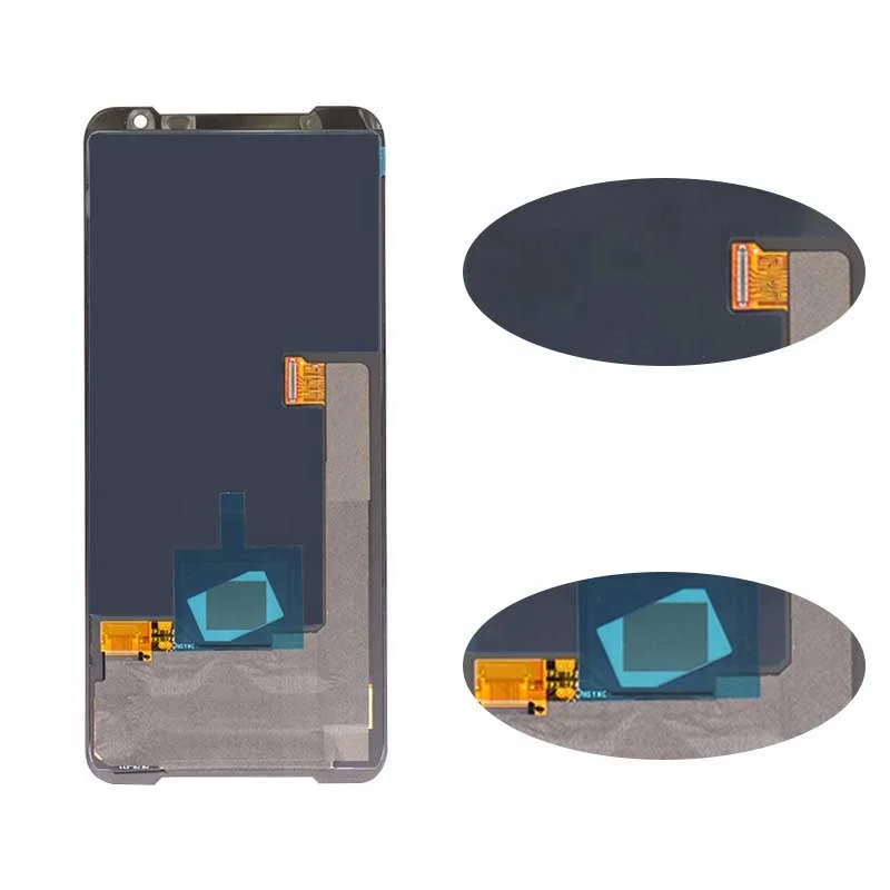 

Strictly Tested New Original Ekran ROG Phone 3 ZS661KS LCD Screen Touch Panel Digitizer Assembly for Asus ROG Phone 3 ZS661KS, Black