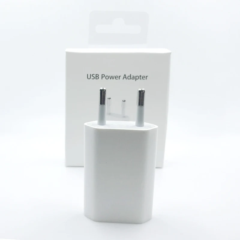 

Factory price original USB Wall charger Power 5w A1400 for mobile phone6/7/8, White