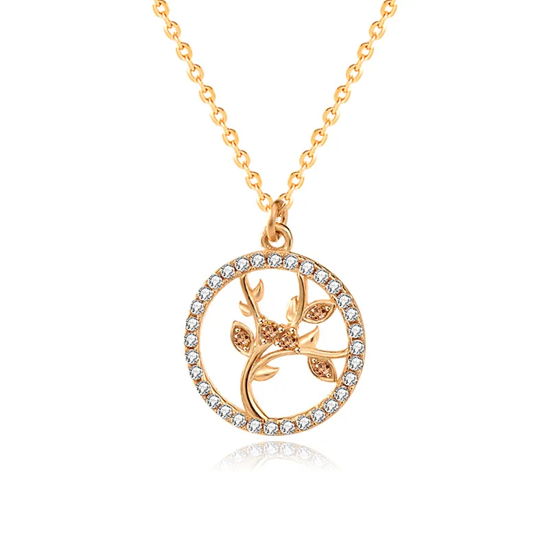 

Creative Tree Fashion Jewelry 925 Sterling Silver Necklace Women