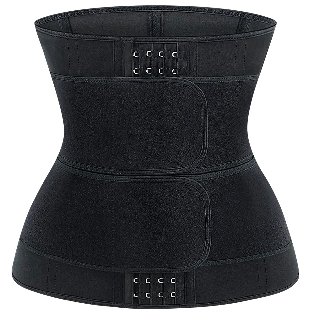 

Two Strap Waist Cincher Gym Neoprene Waist Trainer 9 Steel Bone