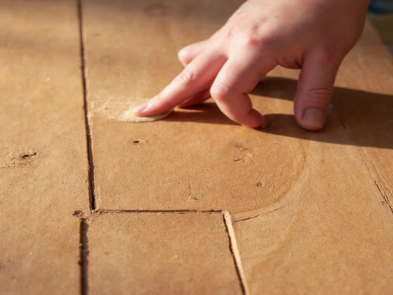 Wood grain direction demonstration for sanding