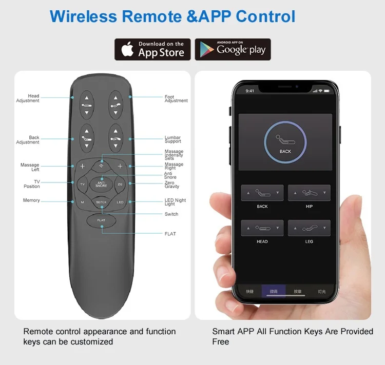 
4420 Modern Comfort Bedframe Led King Size Bed Frame House 