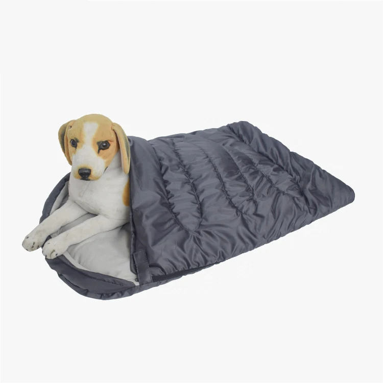 

Universal Travel Packable Comfortable Pet Sleeping Bag fit Indoor Outdoor Uses for Dogs and Cats, Orange lining, wine red lining, grey lining