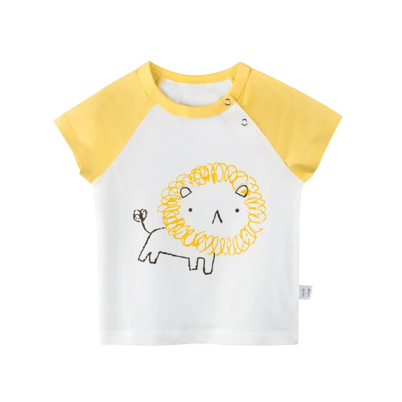 

2020 new summer children's t-shirt men's cotton top baby baby short sleeve girl's clothes