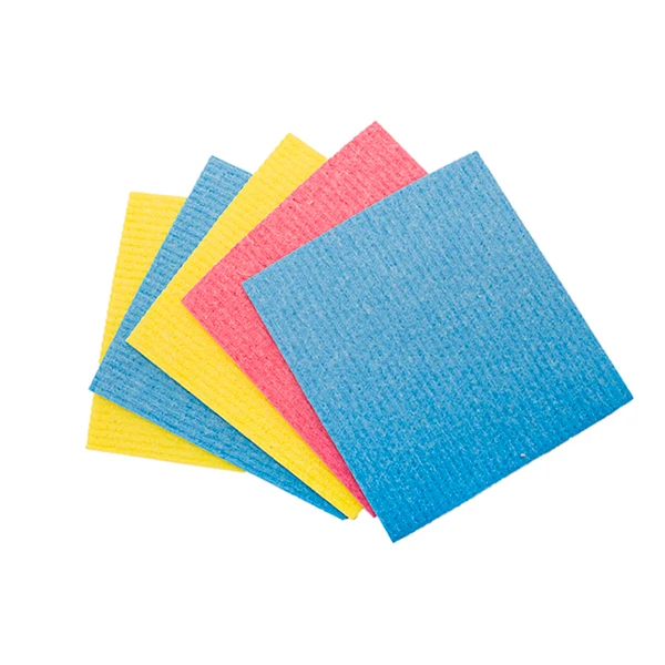 

BCS Wholesale Kitchen Cleaning Supplies Swedish Dishcloth Cellulose Cotton Dish Sponge Cloths, Yellow, blue, pink, green etc.