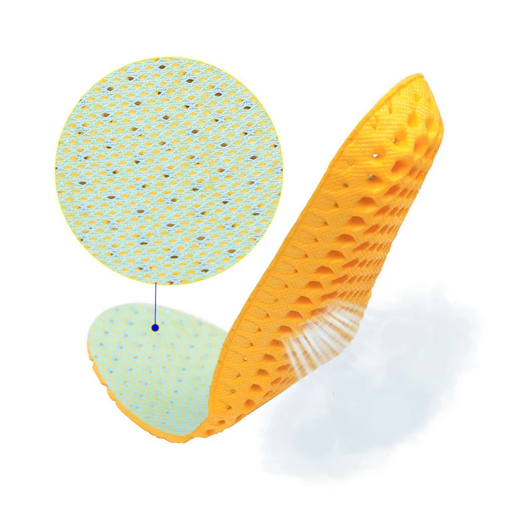

Sport shoe insole Air bumper basketball shoe insole high rebounded silver ion insole manufacturer, Blue