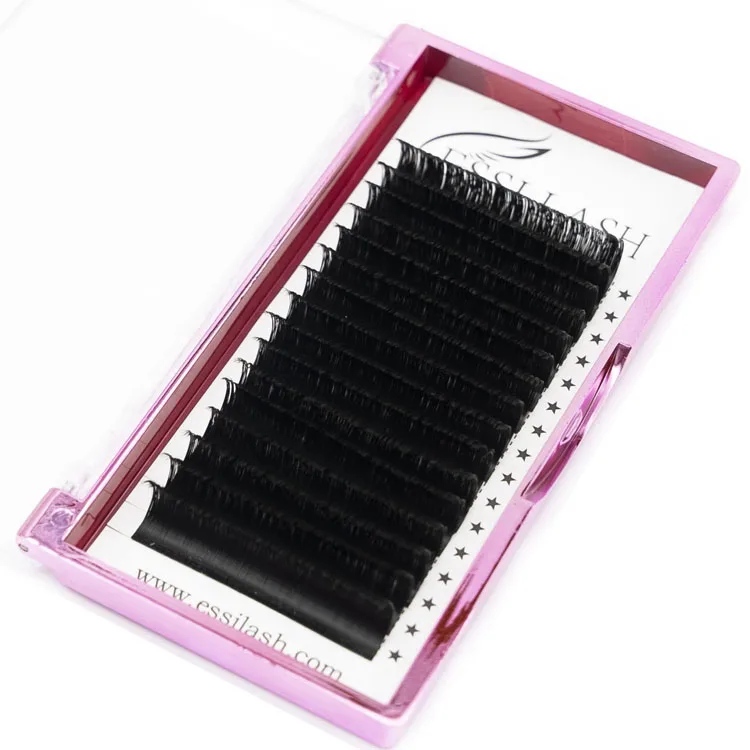 

ESSI One Second Making Fans One Touch Fan Volume Private Label Individual Easy Faux Velvet Lash Blooming Eyelash Extension