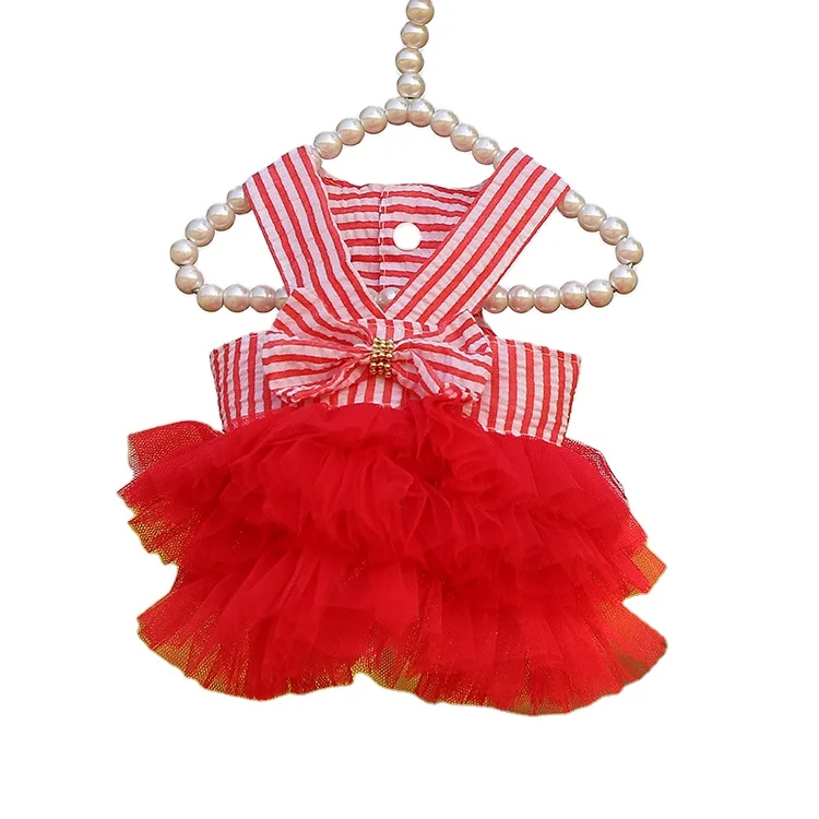 

Free Sample In Stock Multi Sizes Summer Style Wedding Pets Cloths Dog Clothes For Dog, Multi-colored