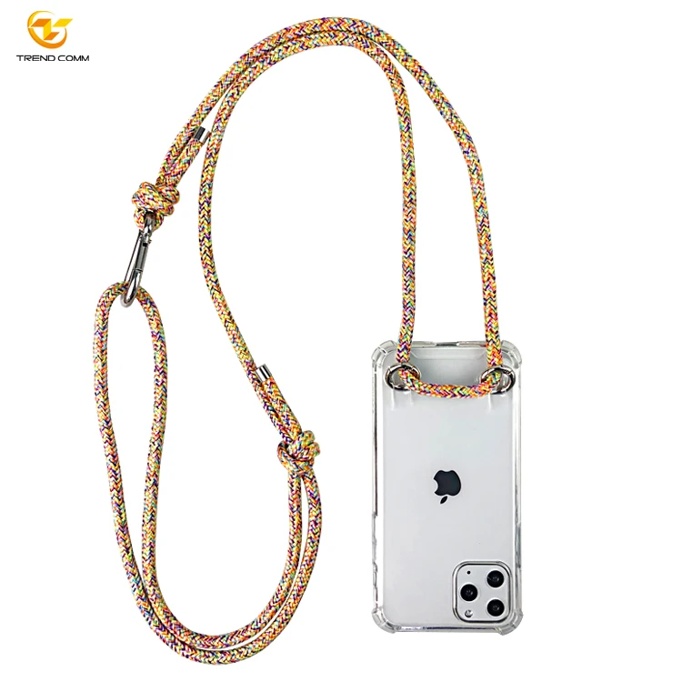 

New Necklace Case For iPhone 11 Pro Max Shockproof TPU Rope Case