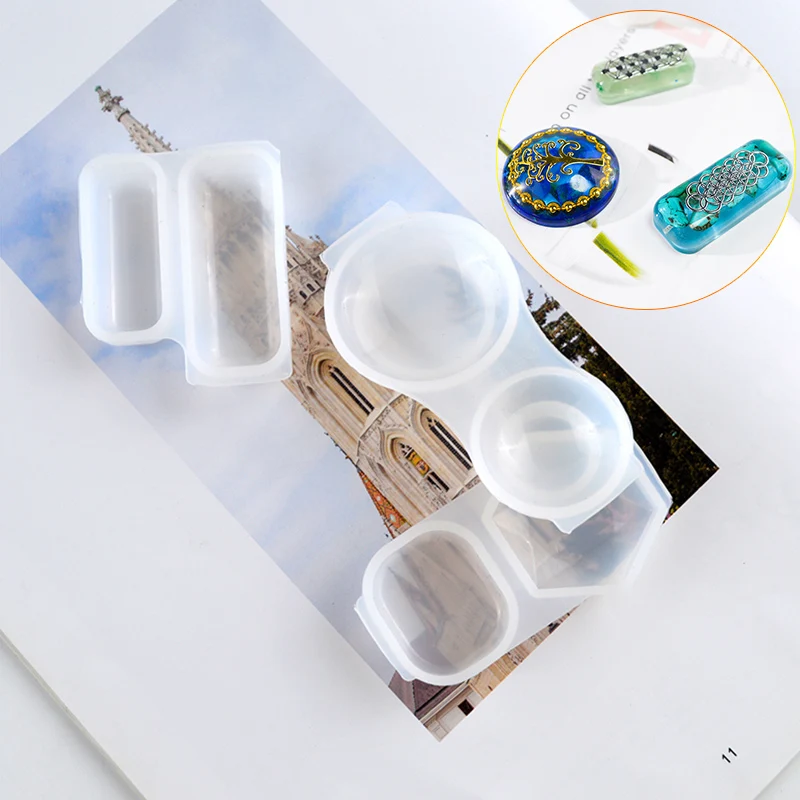 

TC162 4Pcs Set Organ Silicone Pendant Mold Jewelry Organizer Moldes De Silicona Para Manualidades 3d For DIY Craft Art