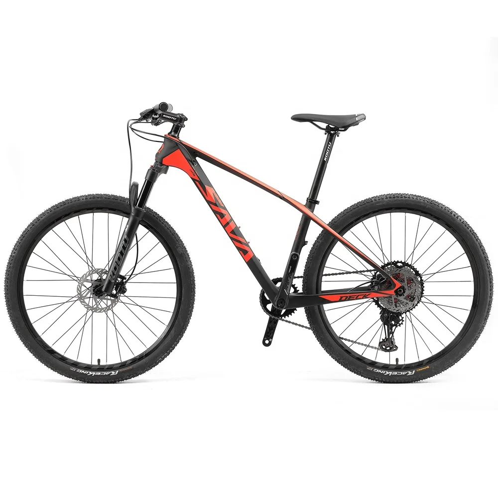 

Hot selling mountain bikes china wholesale 12 speed mountain bike Carbon Fiber Mtb SAVA DECK6.1, Black red/black blue