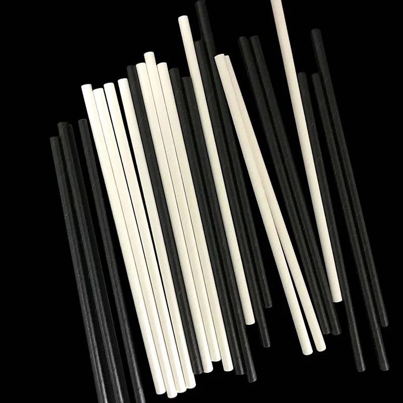 

Party favors wholesale eco friendly recycled drinking black and white paper straws