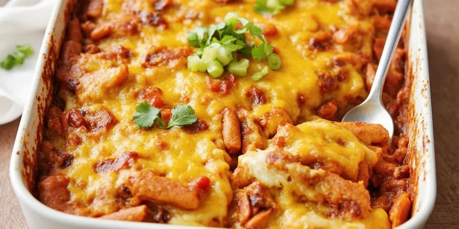 Taco Enchilada Casserole: When Two Spice Worlds Collide in One Dish!