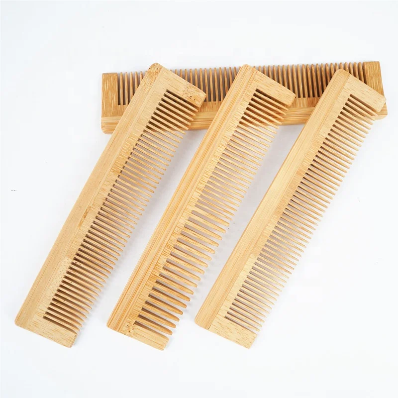 

Amazon Hot sell Eco friendly wooden hair brush Wholesale Hotel Bamboo comb, Customer logo acceptable