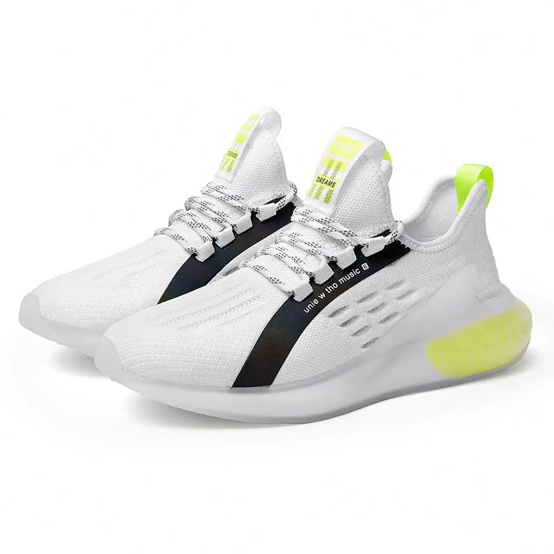

New Style Fashion Luminous Sneakers Men comfortable Sport Shoes, White,beige,black