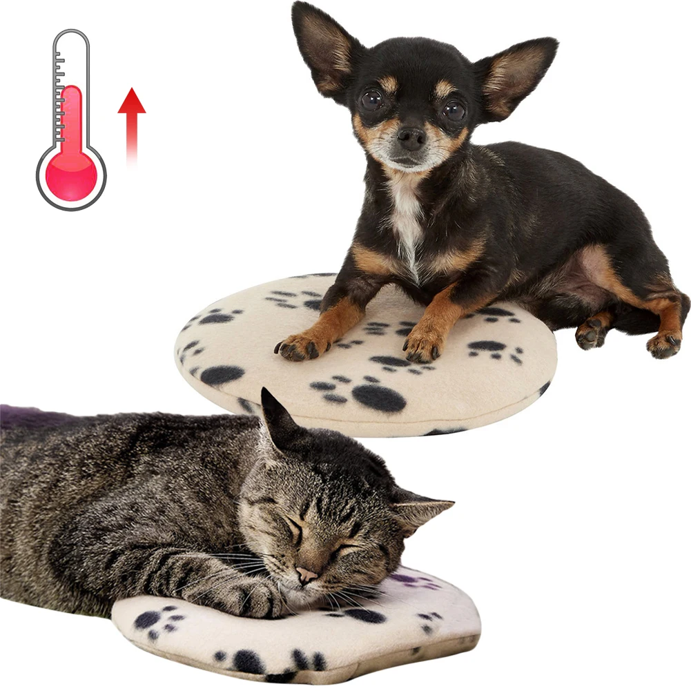 

Pet Heating Pad Portable Bite-Resistant Electric Warming Pad Indoor Outdoor Microwavable Animal Warmer Pad