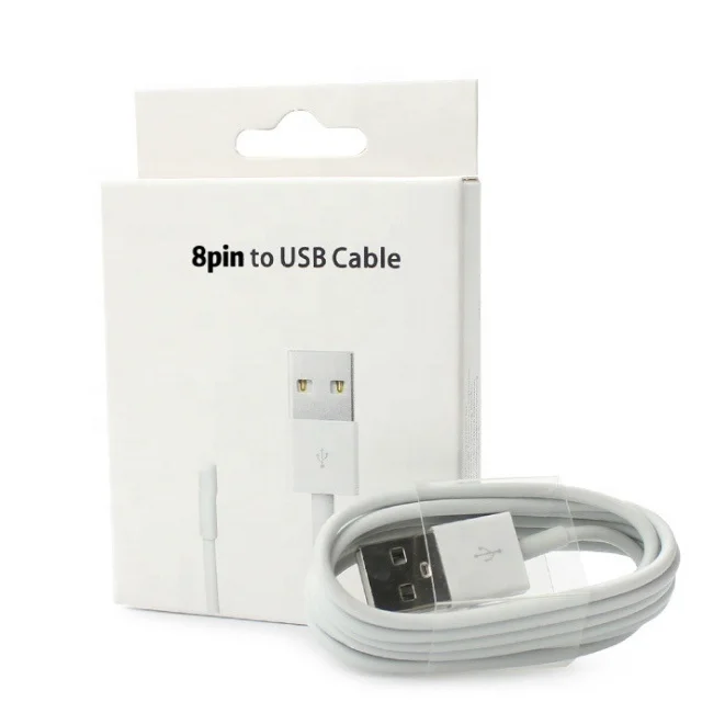 

2018 hot sale wholesale 8 pin usb cable for iphone, White