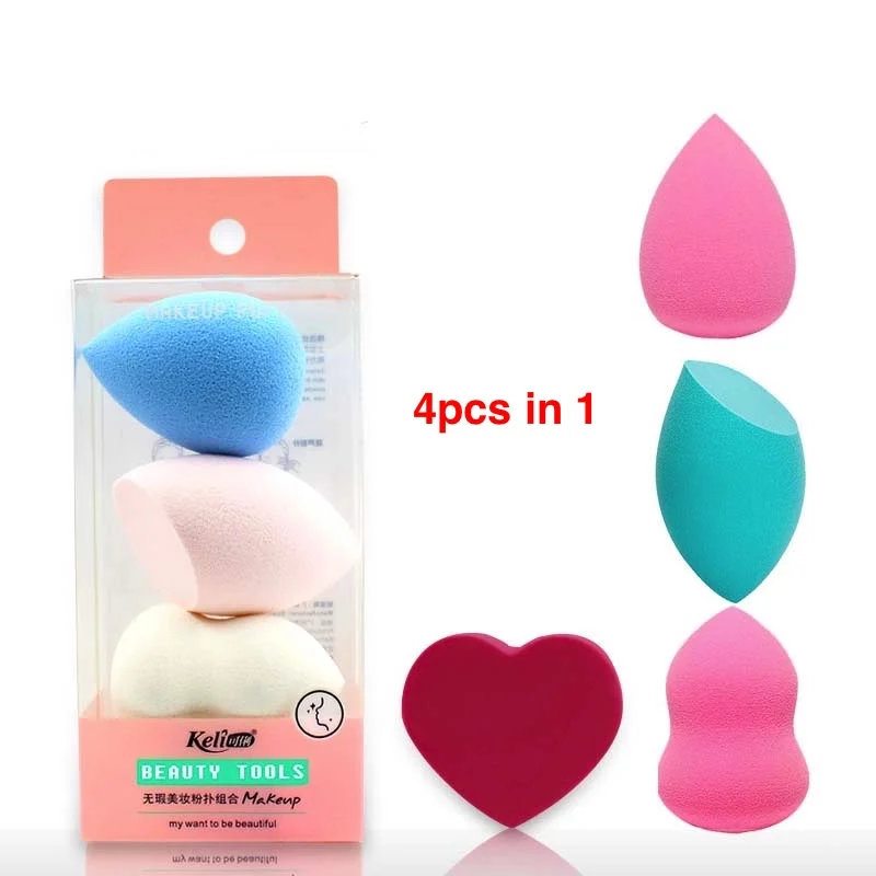

new arrival 2020 hot sale beauty tools about non-latex puff flocking powder puff makeup sponge