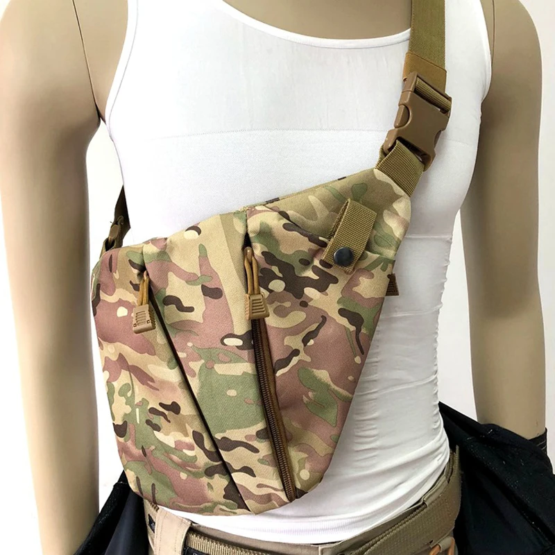 

Wholesale Travel Hiking Climbing Cycling Outdoors Waist Bags For Men Tactical Military Fanny Pack Anti-Theft Crossbody Chest Bag, A/b/c/d