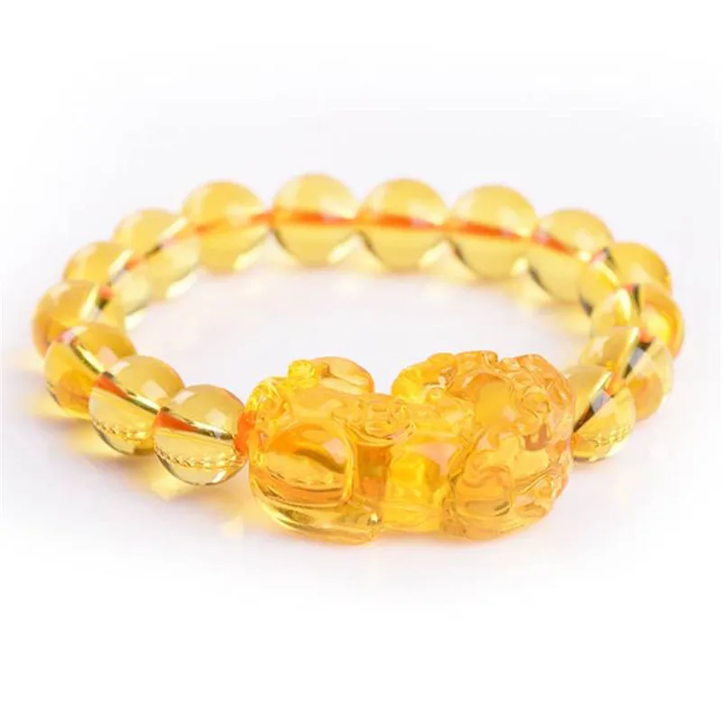 

Cheap Hot Selling Lucky Pi Xiu Bracelet for Unisex in 2021 Citrine Beads Bracelets in Stock, 6 colors