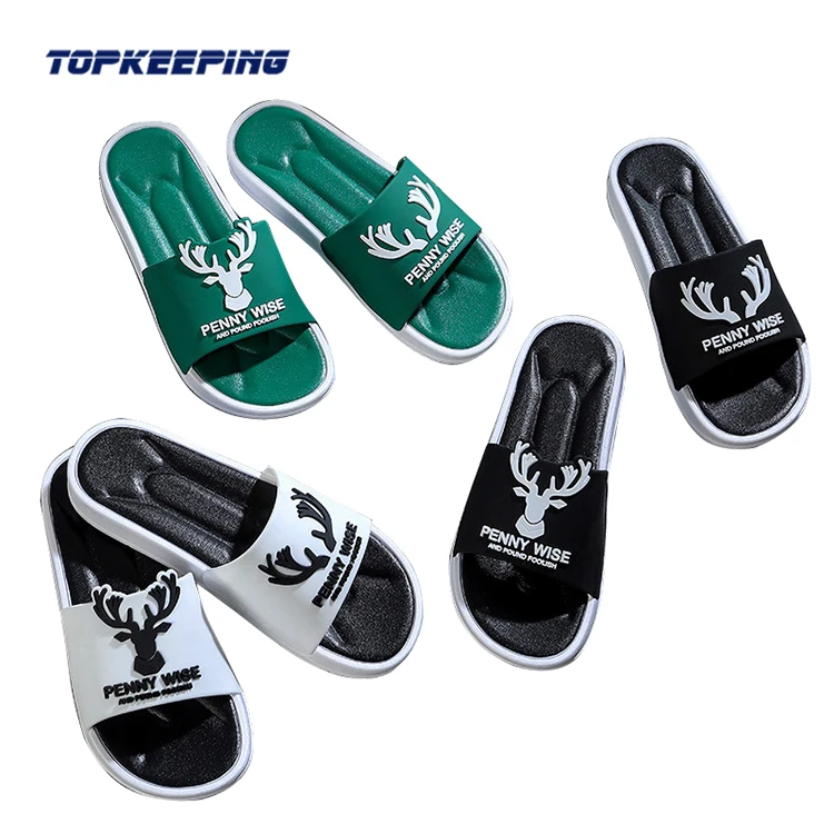 

1E0003 Beach Design Male Adult Slip On Slipper