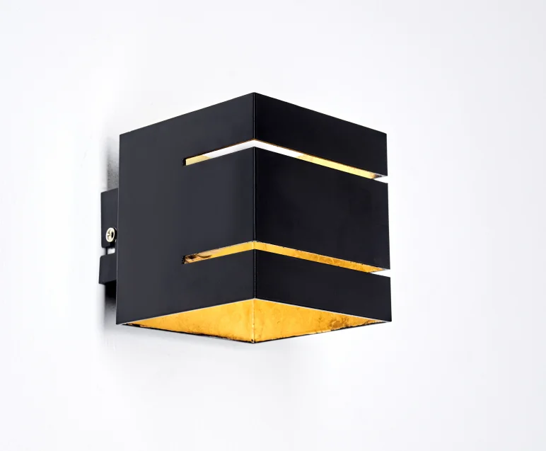 IP20 Decorative Lamp Hotel Modern Square Up Down LED Wall Lamp