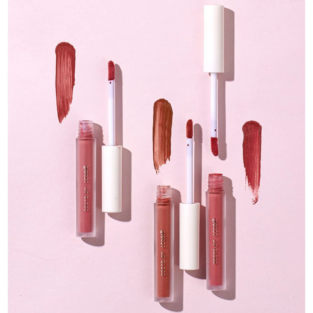 

QIBEST 8 Colors Velvet Matte Lip Gloss Silky Natural Moisturizing Liquid Lipstick Non-Stick Waterproof Long Lasting Lip Glaze