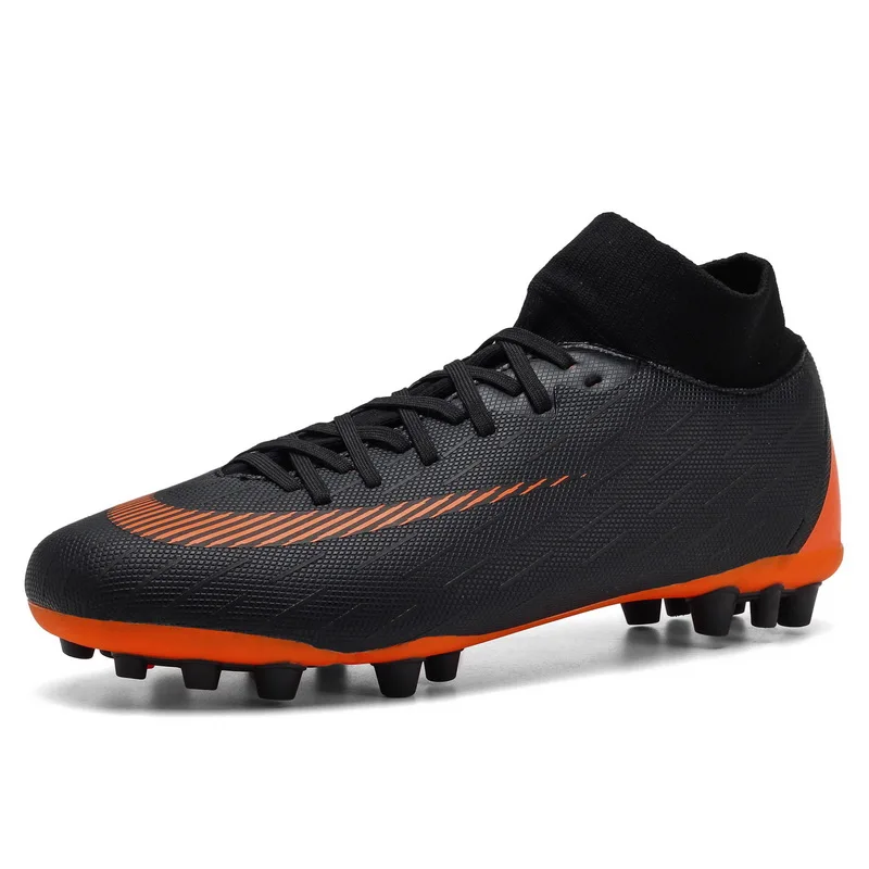 

Famous Brand Assassin's 14th Generation Futsal Studded Football Boots Soccer Shoes Phantom GT Zoom Vapor 14 Pro TF 36-45, Black, orange