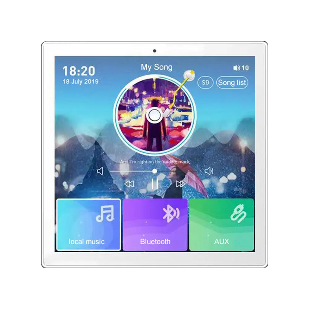 

Mini In-telligent Home Audio Controller Background Music Smart Blue tooth Player In-Wall Amplifier