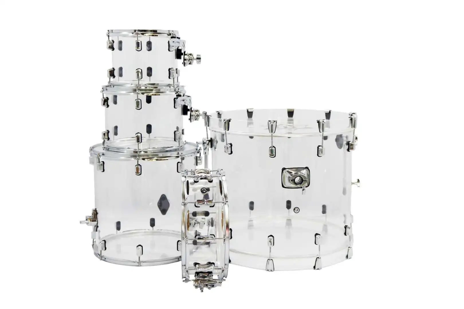 Seamless Clear Crystal Acrylic Drum Set Buy Acrylic Drum Product on